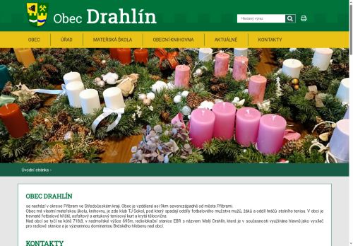 Zobrazit webové stránky Obecní úřad Drahlín