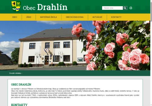 Zobrazit webové stránky Obecní úřad Drahlín