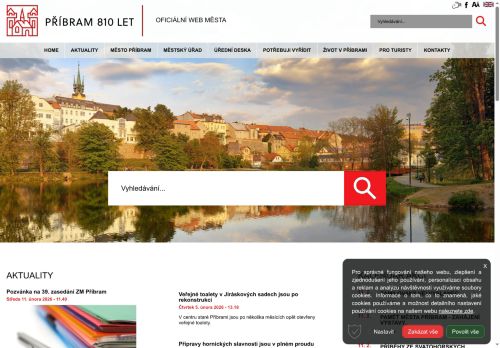 Zobrazit webové stránky Městský úřad Příbram