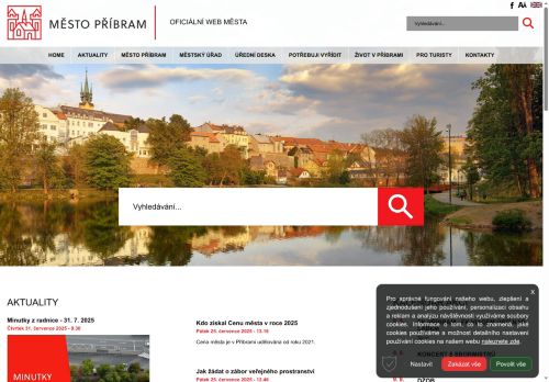 Zobrazit webové stránky Městský úřad Příbram