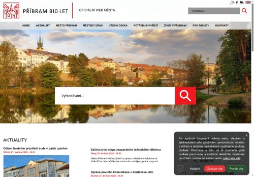 Zobrazit webové stránky Městský úřad Příbram