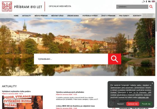 Zobrazit webové stránky Městský úřad Příbram