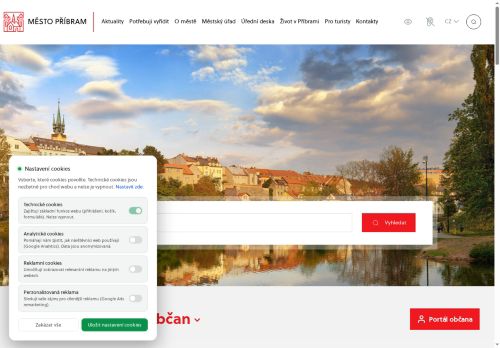 Zobrazit webové stránky Městský úřad Příbram