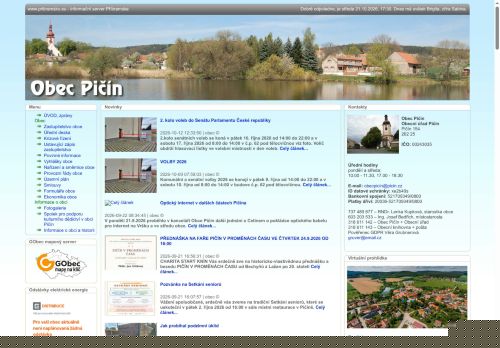 Zobrazit webové stránky Obecní úřad Pičín