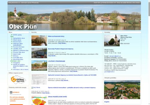 Zobrazit webové stránky Obecní úřad Pičín