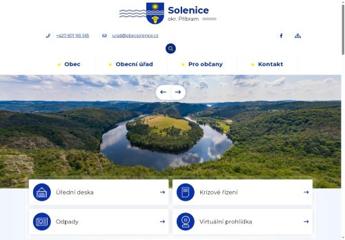 Zobrazit webové stránky Obecní úřad Solenice