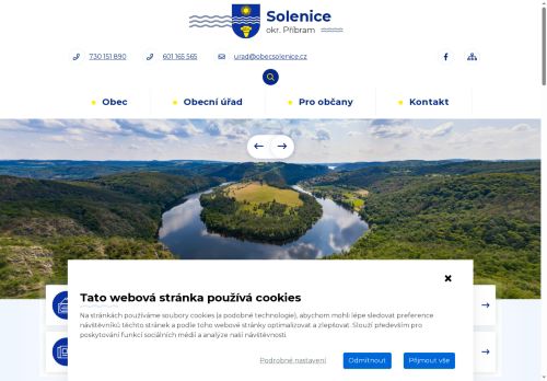 OBEC SOLENICE nabízí práci na pozici Technický pracovník obce v obci Solenice