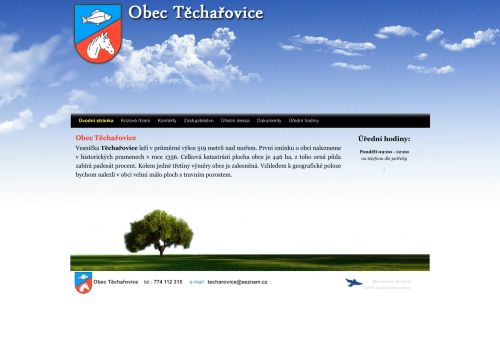 Zobrazit webové stránky Obecní úřad Těchařovice