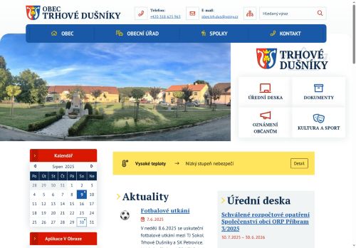 Zobrazit webové stránky Obecní úřad Trhové Dušníky