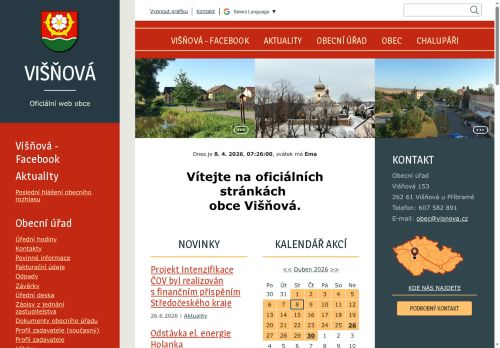 Zobrazit webové stránky Obecní úřad Višňová