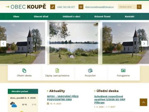 Obecní úřad Koupě