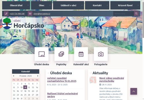 Zobrazit webové stránky Obecní úřad Horčápsko