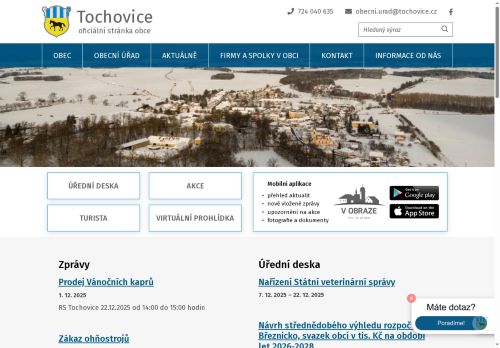 Zobrazit webové stránky Obecní úřad Tochovice