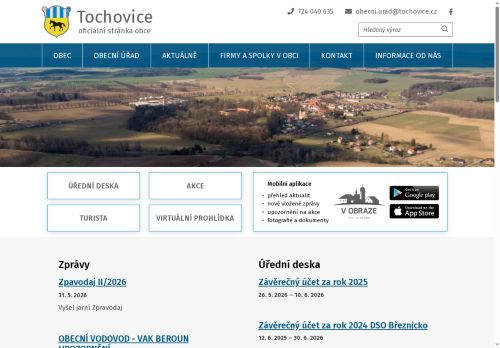 Zobrazit webové stránky Obecní úřad Tochovice
