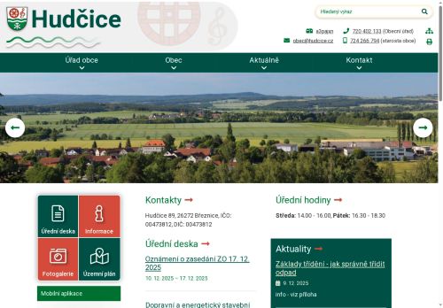Zobrazit webové stránky Obecní úřad Hudčice