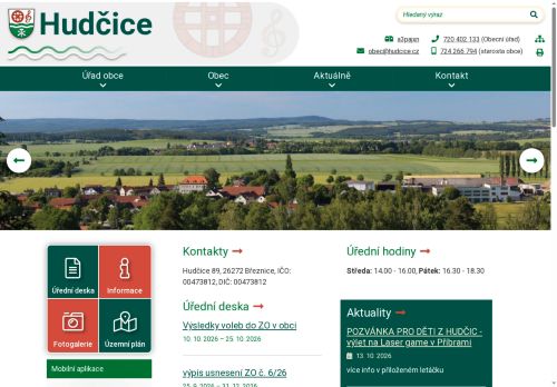 Zobrazit webové stránky Obecní úřad Hudčice