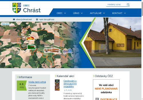 Zobrazit webové stránky Obecní úřad Chrást