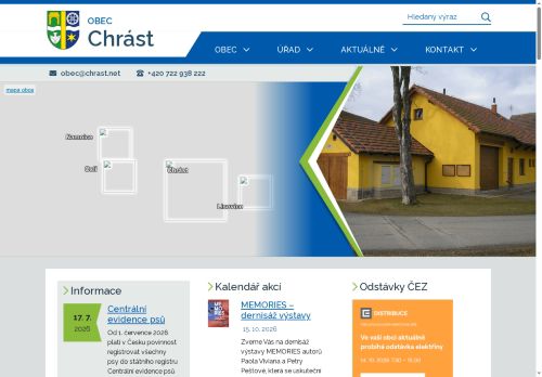 Zobrazit webové stránky Obecní úřad Chrást