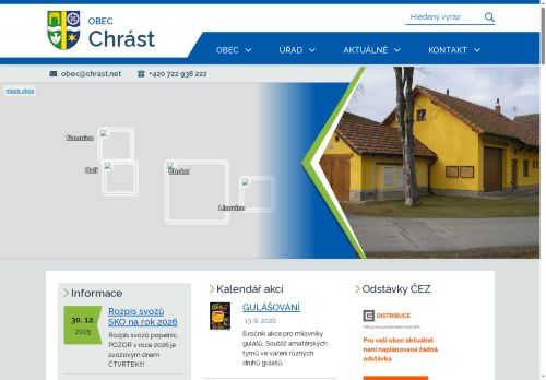 Zobrazit webové stránky Obecní úřad Chrást