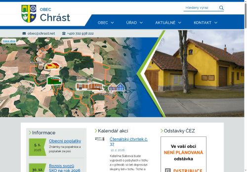 Zobrazit webové stránky Obecní úřad Chrást