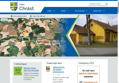Zobrazit webové stránky Obecní úřad Chrást