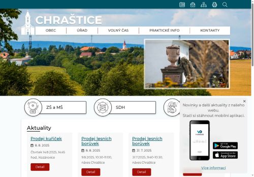 Zobrazit webové stránky Obecní úřad Chraštice