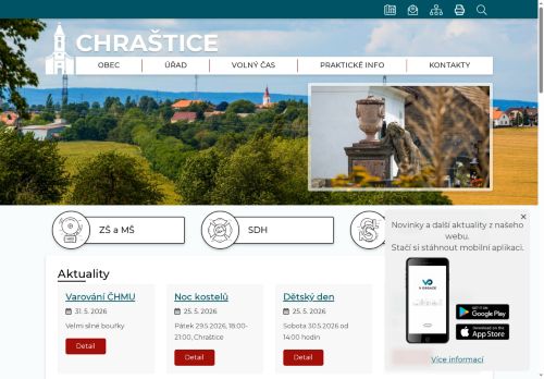 Zobrazit webové stránky Obecní úřad Chraštice