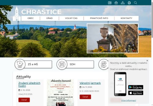 Zobrazit webové stránky Obecní úřad Chraštice