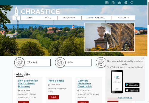 Zobrazit webové stránky Obecní úřad Chraštice