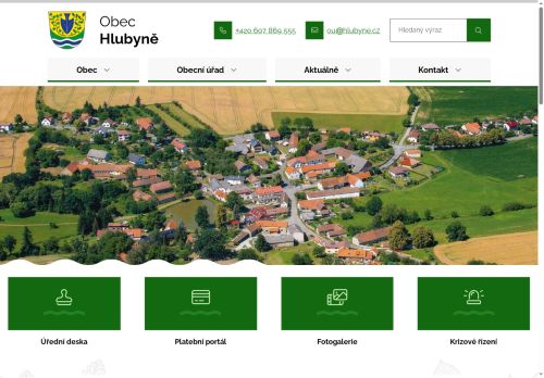 Zobrazit webové stránky Obecní úřad Hlubyně