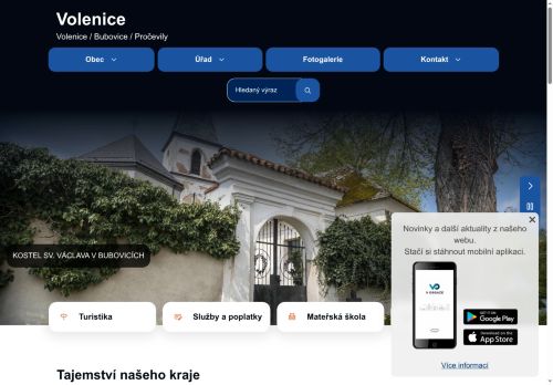 Zobrazit webové stránky Obecní úřad Volenice