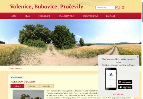 Zobrazit webové stránky Obecní úřad Volenice