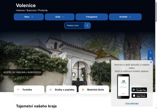 Zobrazit webové stránky Obecní úřad Volenice