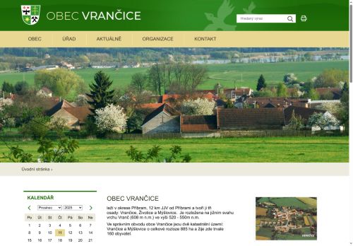 Zobrazit webové stránky Obecní úřad Vrančice