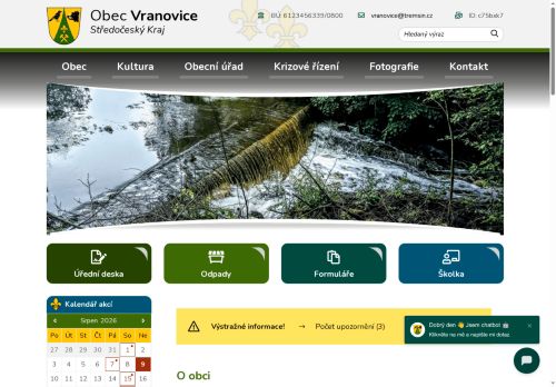 Zobrazit webové stránky Obecní úřad Vranovice