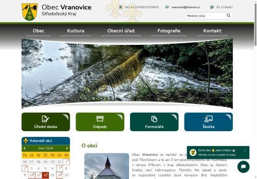 Zobrazit webové stránky Obecní úřad Vranovice