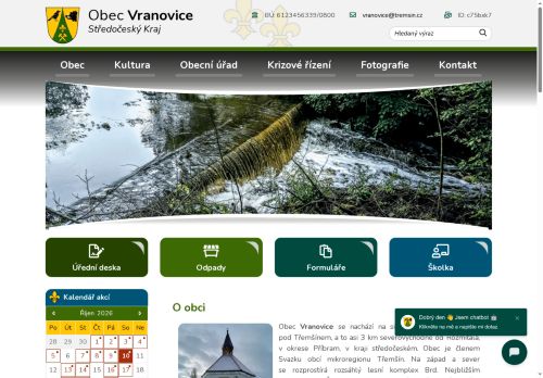Zobrazit webové stránky Obecní úřad Vranovice