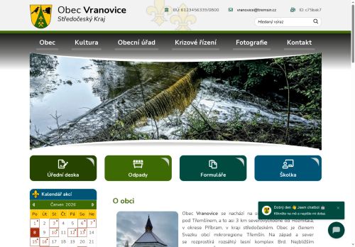 Zobrazit webové stránky Obecní úřad Vranovice