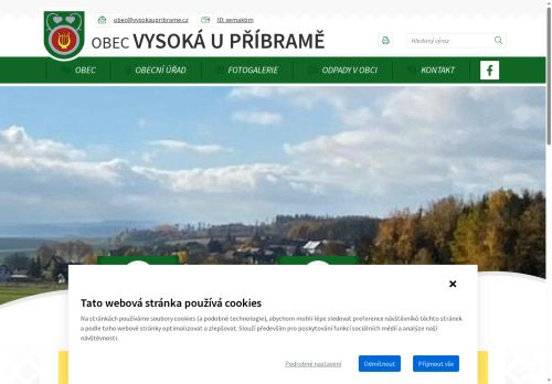 Zobrazit webové stránky Obecní úřad Vysoká u Příbramě