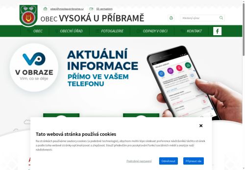 Zobrazit webové stránky Obecní úřad Vysoká u Příbramě