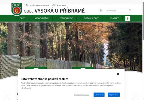 Zobrazit webové stránky Obecní úřad Vysoká u Příbramě