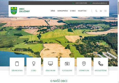 Zobrazit webové stránky Obecní úřad Zalužany