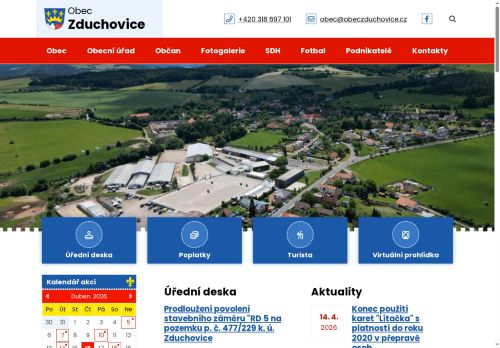 Zobrazit webové stránky Obecní úřad Zduchovice