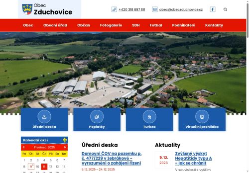 Zobrazit webové stránky Obecní úřad Zduchovice