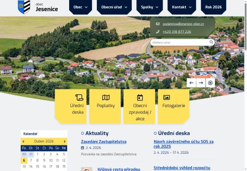 Zobrazit webové stránky Obecní úřad Jesenice