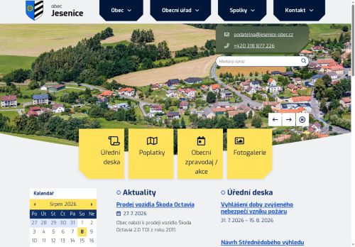 Zobrazit webové stránky Obecní úřad Jesenice