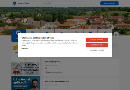 Zobrazit webové stránky Obecní úřad Kosova Hora