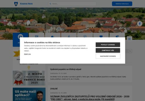 Zobrazit webové stránky Obecní úřad Kosova Hora