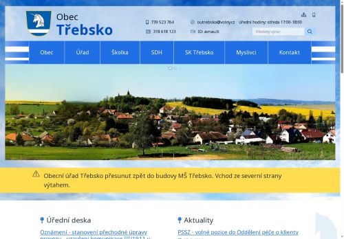 Zobrazit webové stránky Obecní úřad Třebsko