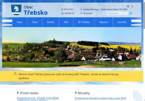 Zobrazit webové stránky Obecní úřad Třebsko